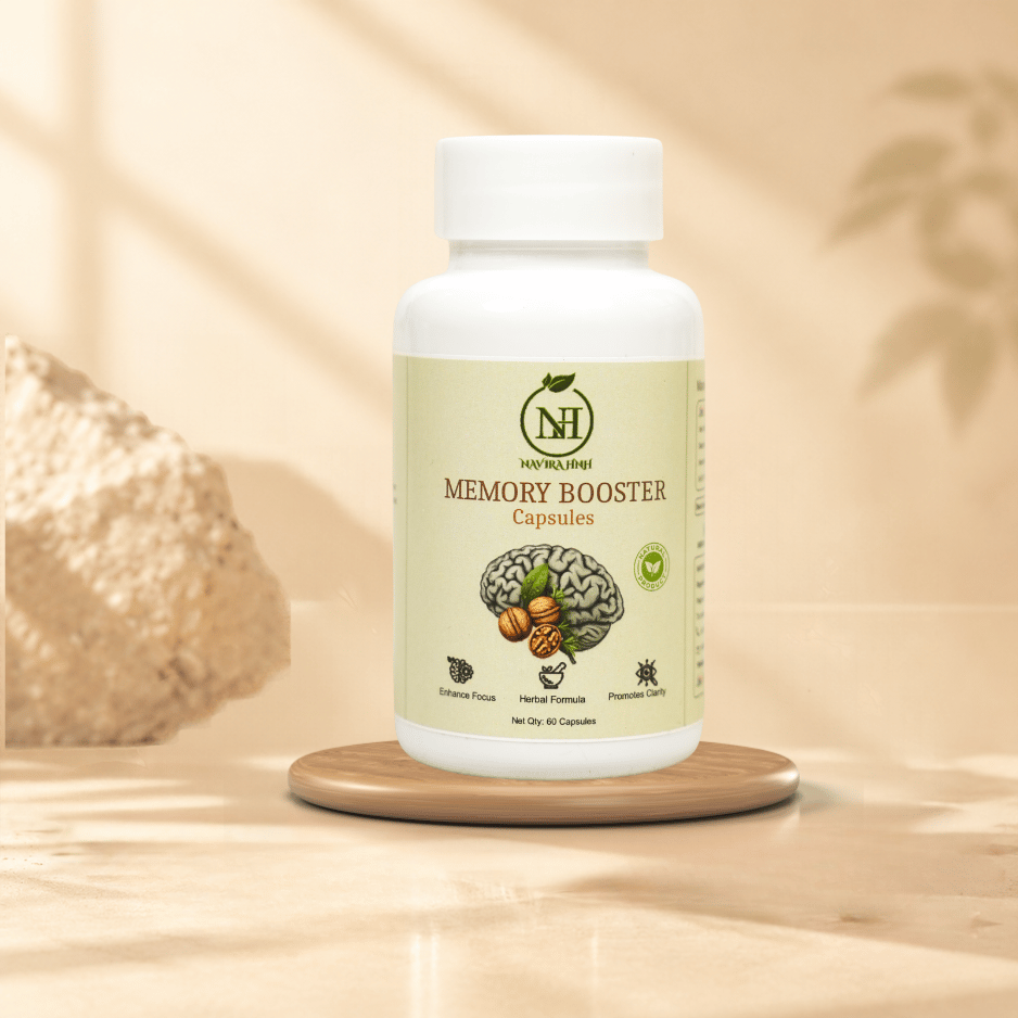 Navira HNH Memory Booster Capsules | Supplement for Focus & Mental Clarity Support | 60 Capsules